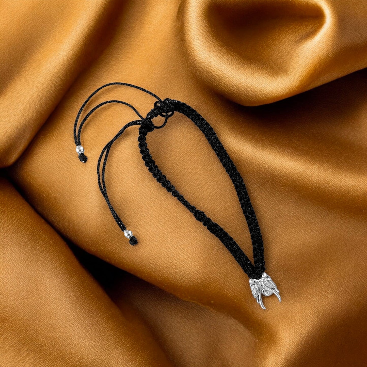 925 silver wings anklet image 1