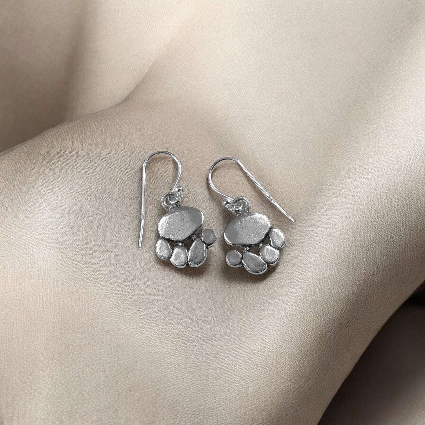 925 silver hoop earrings image 1