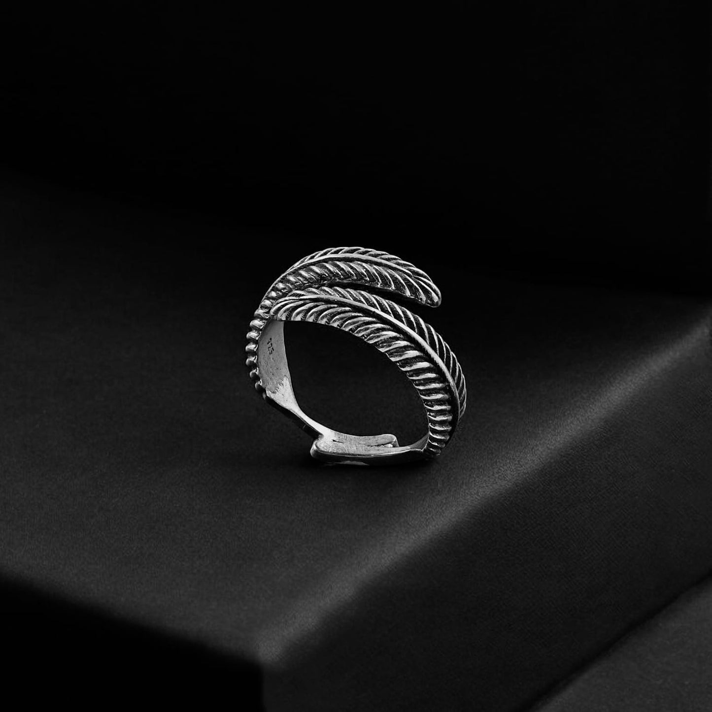 925 silver palm ring image 0