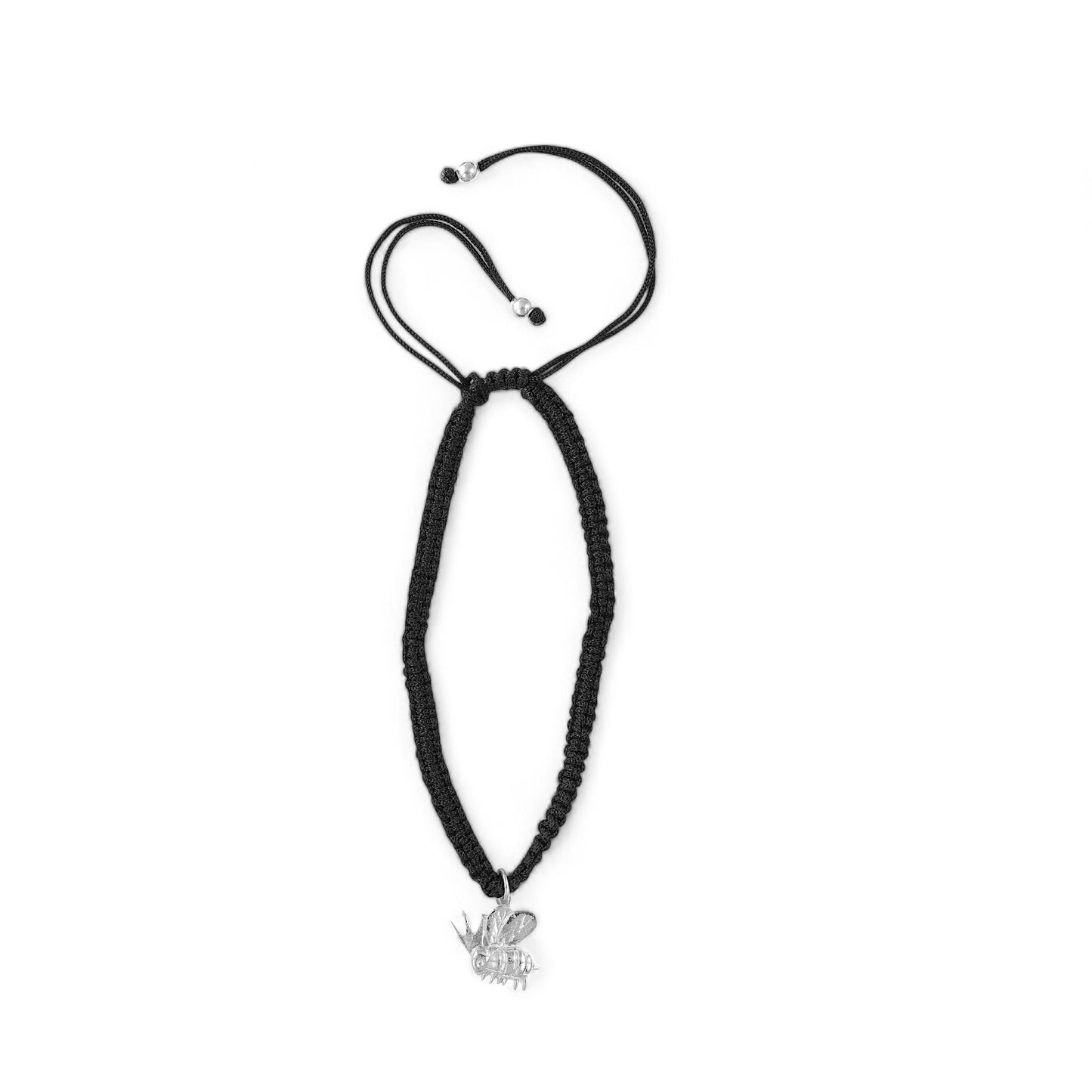 925 silver bumble bee anklet image 0