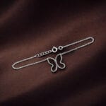 925 silver bracelet in butterfly design