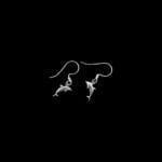 925 silver dolphin earrings