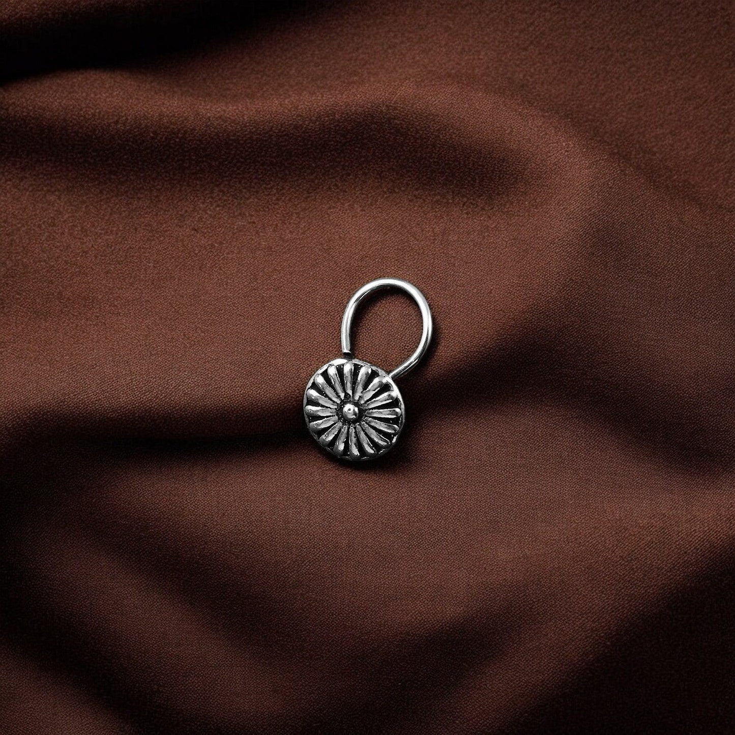 925 silver nose pin image 1