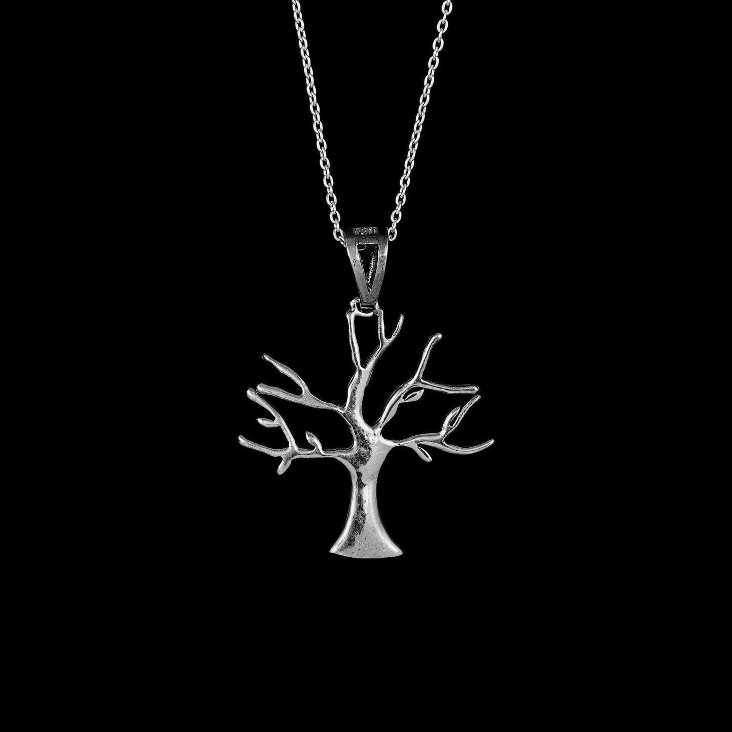 925 silver autum tree pendent image 1