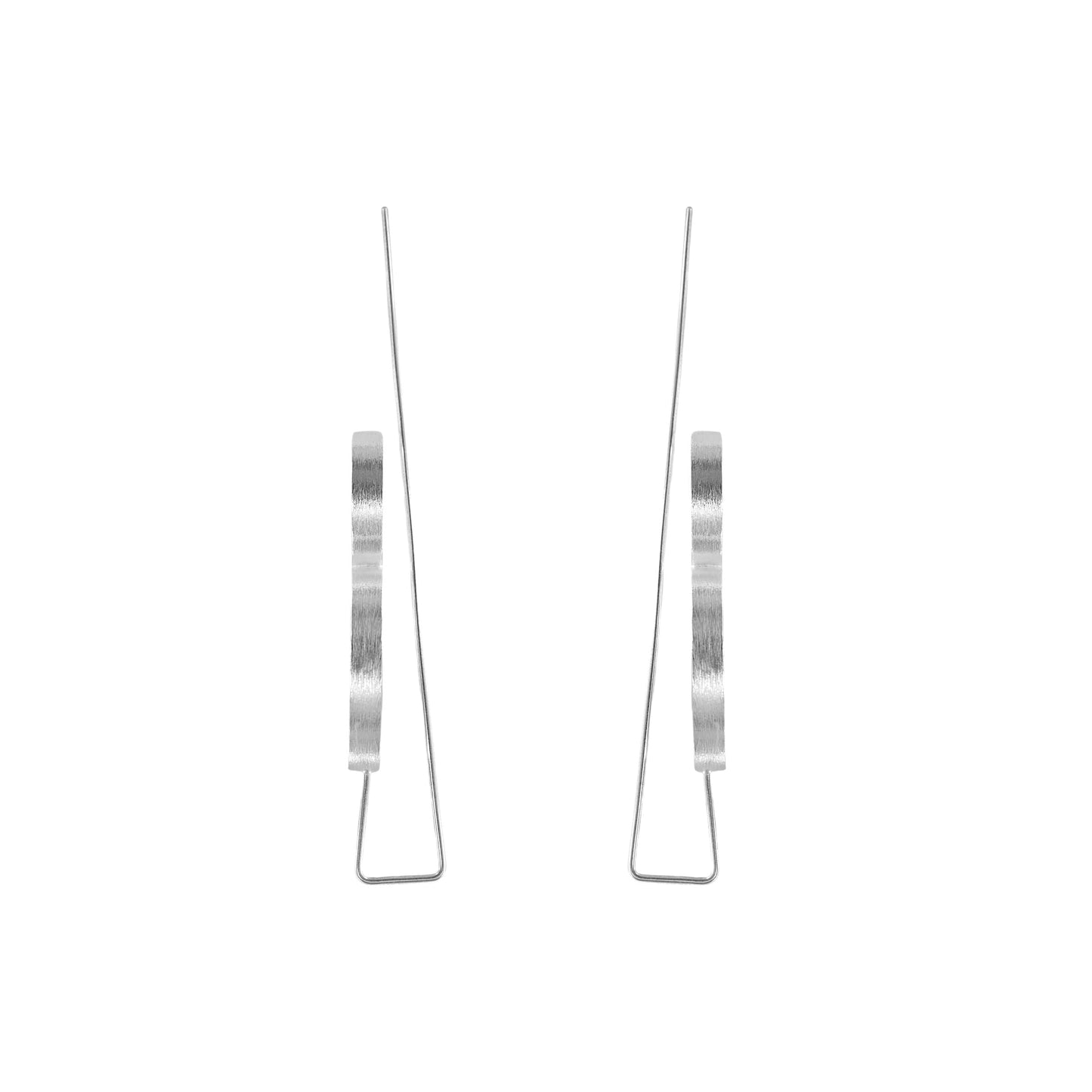 925 silver hoop earrings image 1