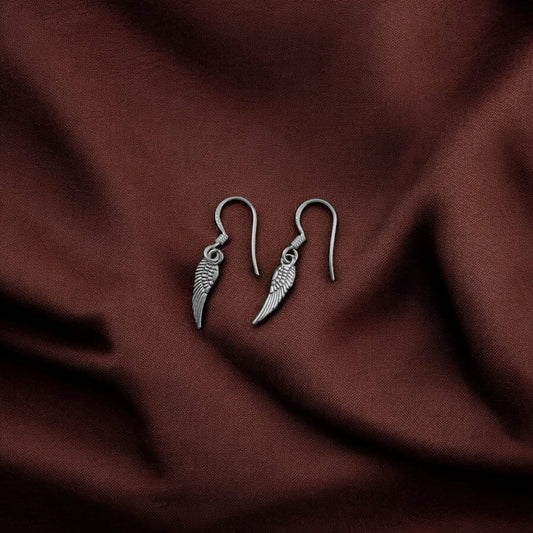 925 Silver Wings Earrings image 1