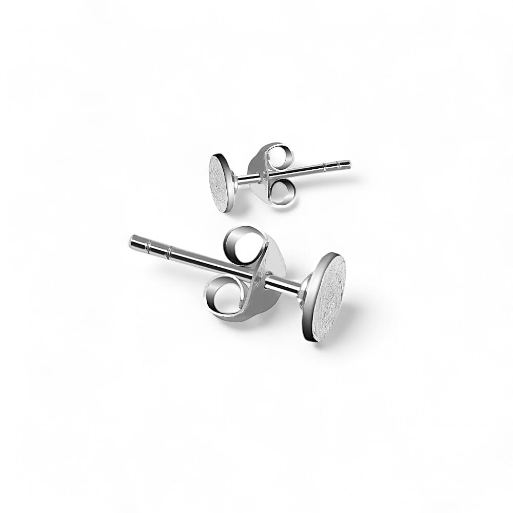 925 Silver Hoop Earrings image 1