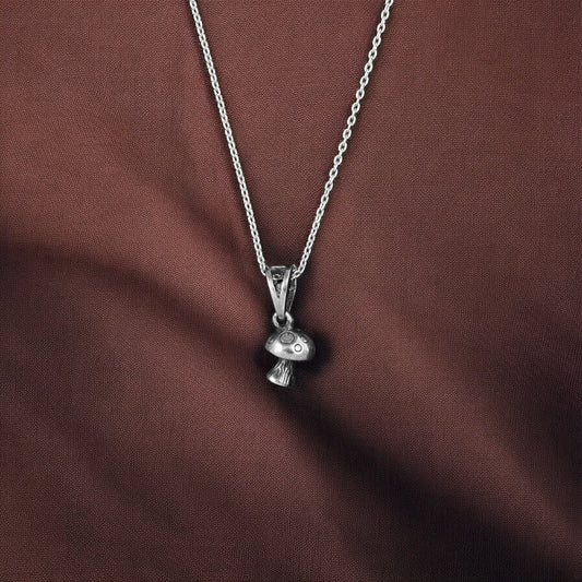 925 Silver  Mashroom Pendent image 0