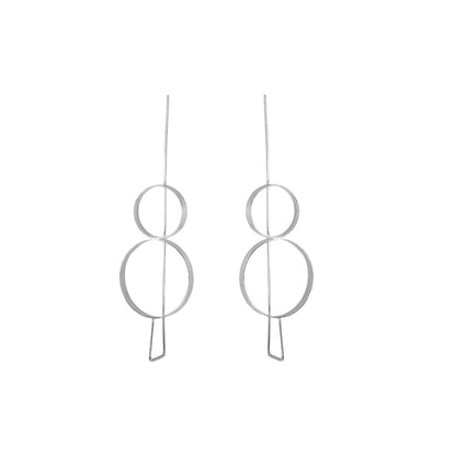 925 Silver Hoop Earrings image 0