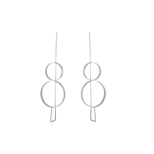 925 Silver Hoop Earrings image 0
