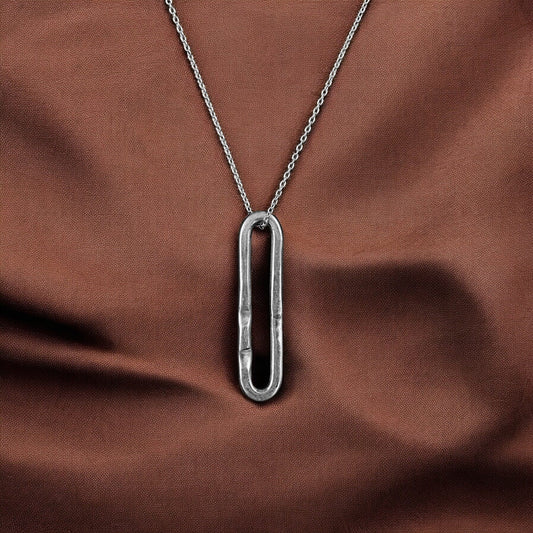 925 Silver  Capsule Pendent image 0