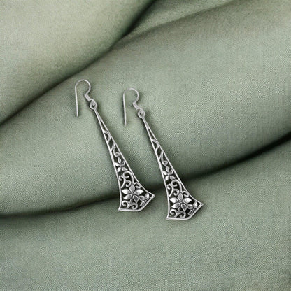 925 Silver Hoop Earrings image 1