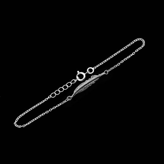 925 Silver Bracelet in Krishna Design image 1