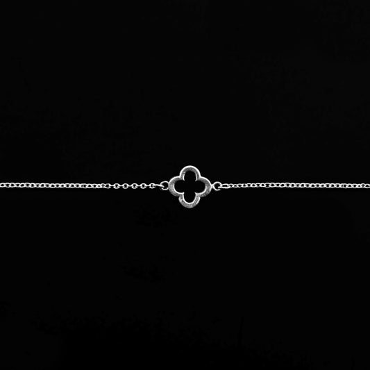925 Silver Bracelet in Peace Square Design image 0