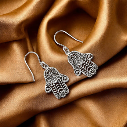 925 Silver Hoop Earrings image 1