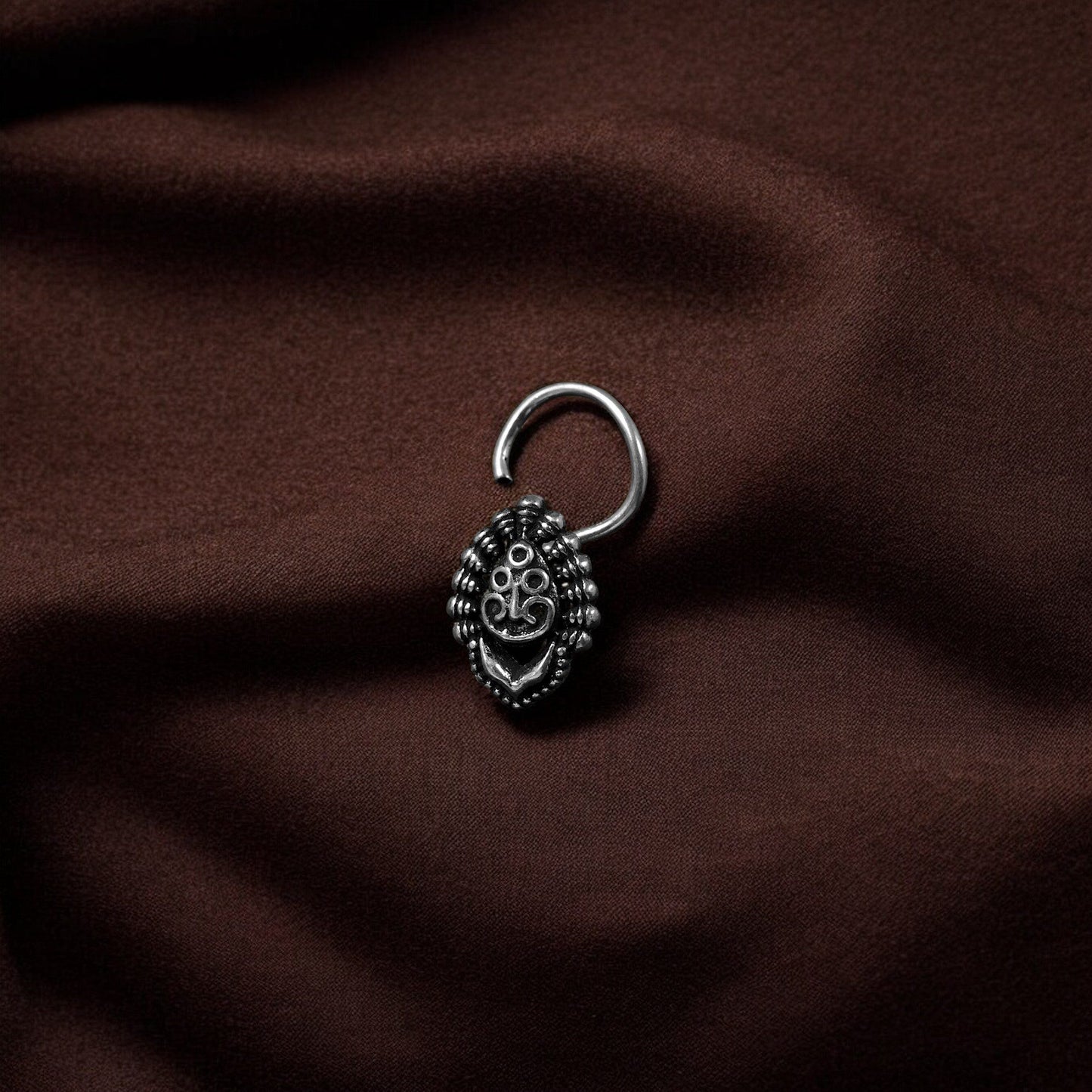 925 silver nose pin image 1