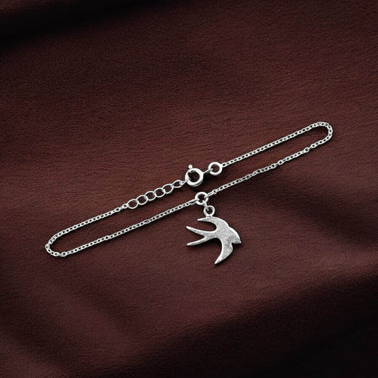 925 Silver Bracelet in Flying Bird Design image 2