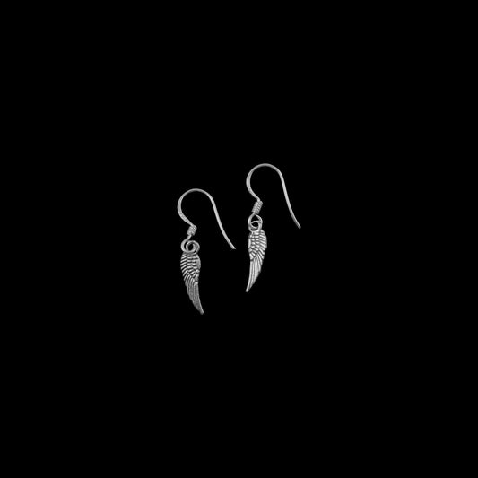 925 Silver Wings Earrings image 0