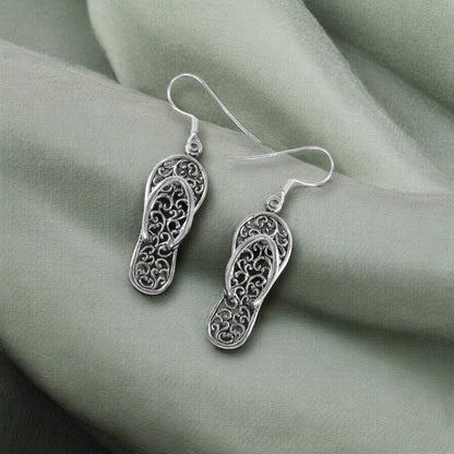 925 Silver Hoop Earrings image 1