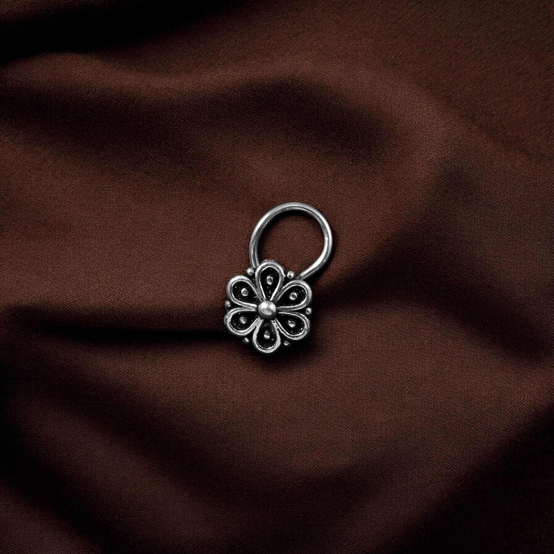 925 Silver Nose Pin image 1