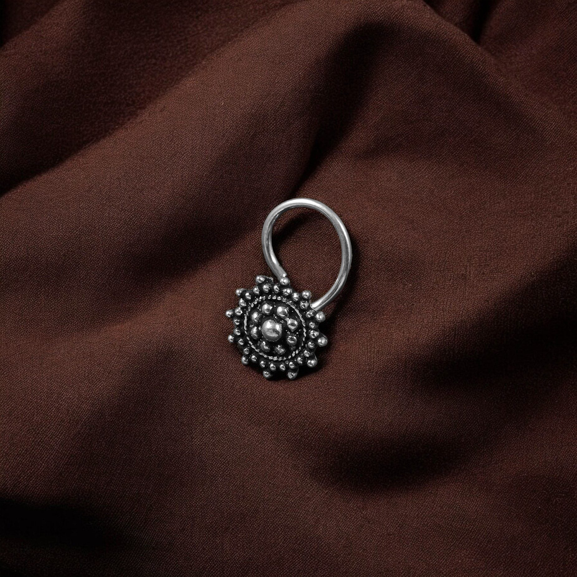 925 Silver Nose Pin image 1