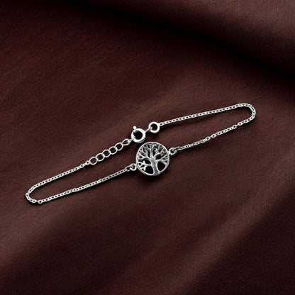 925 Silver Bracelet in Fortune Tree Design image 2