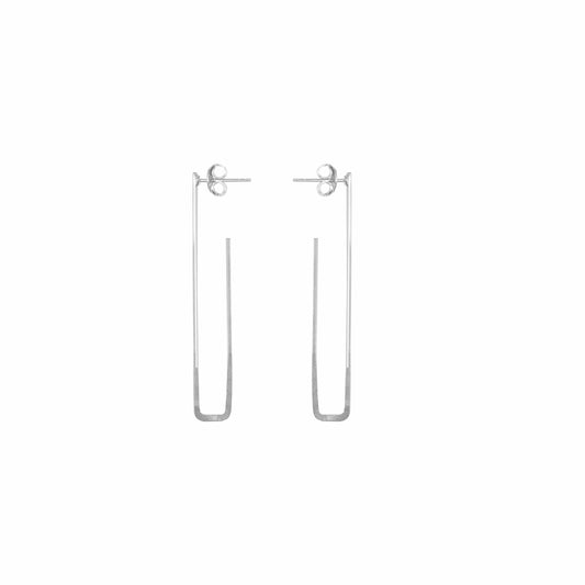 925 Silver Hoop Earrings image 0