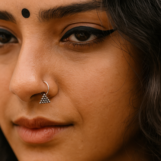 925 Silver Boond Nose Pin