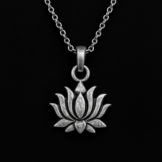 925 Silver  Lotus Pendent