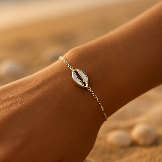 925 Silver Bracelet in Shell Design