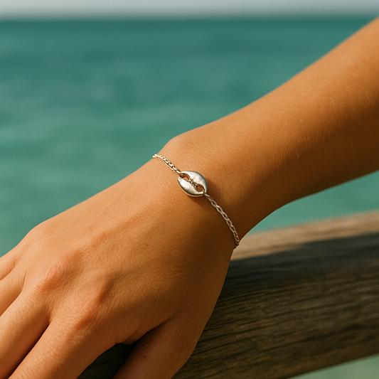 925 Silver Bracelet in Shell Design