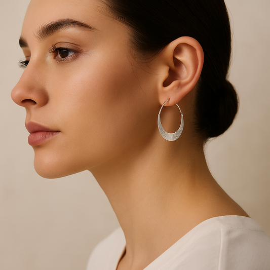 925 Silver Hoop Earrings
