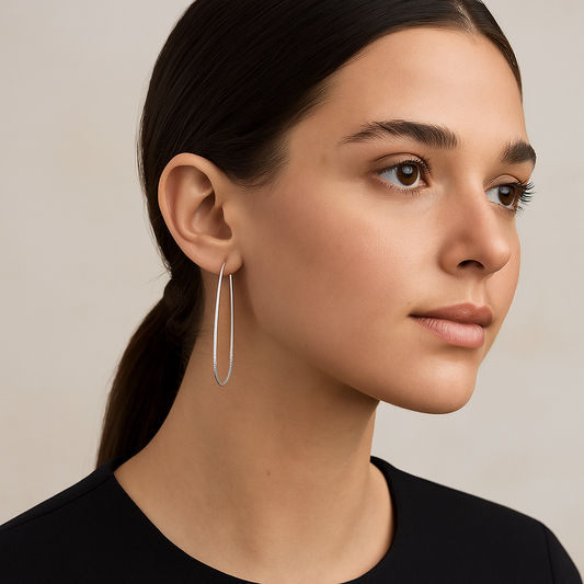 925 Silver Hoop Earrings