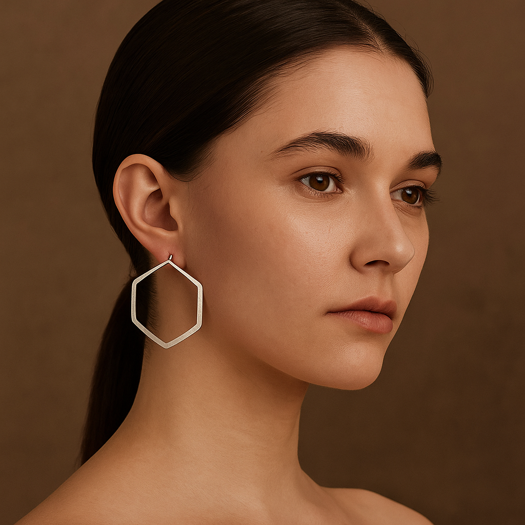 925 silver hoop earrings
