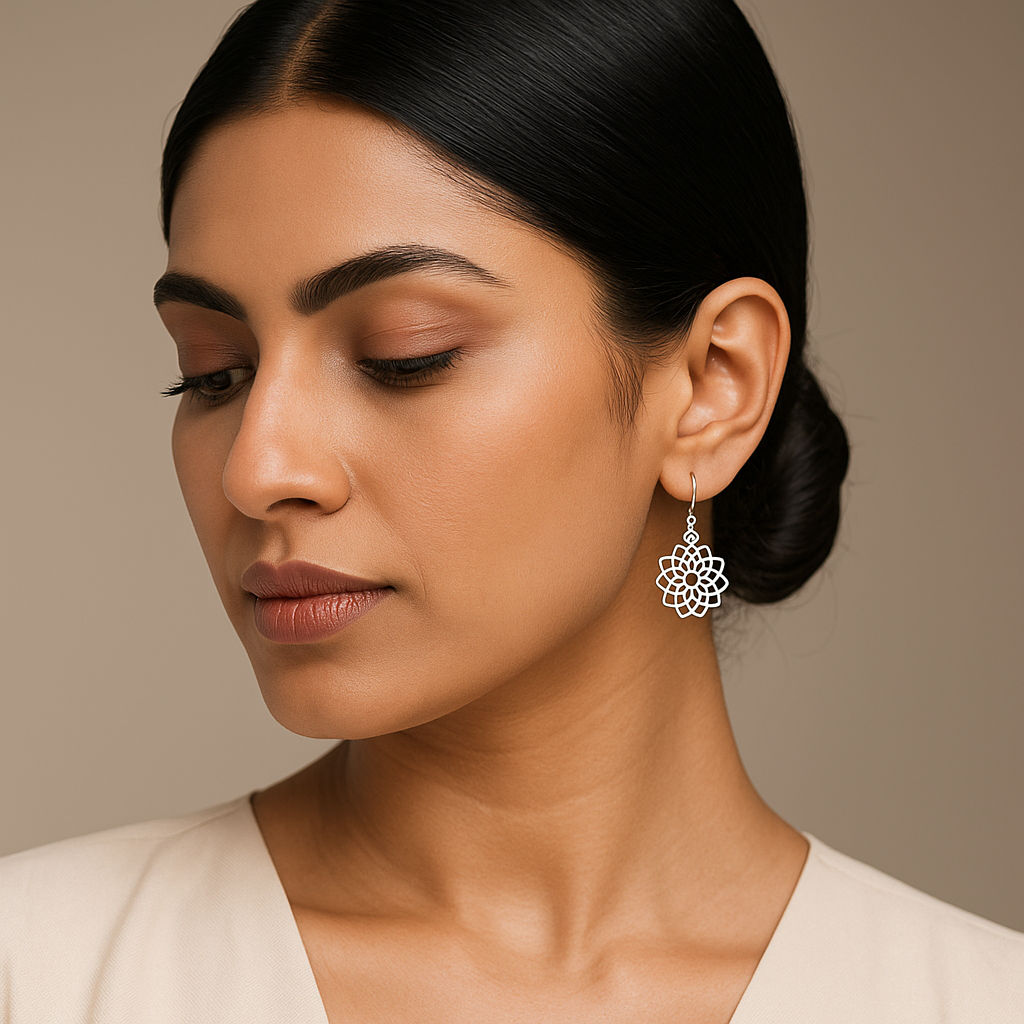925 silver hoop earrings