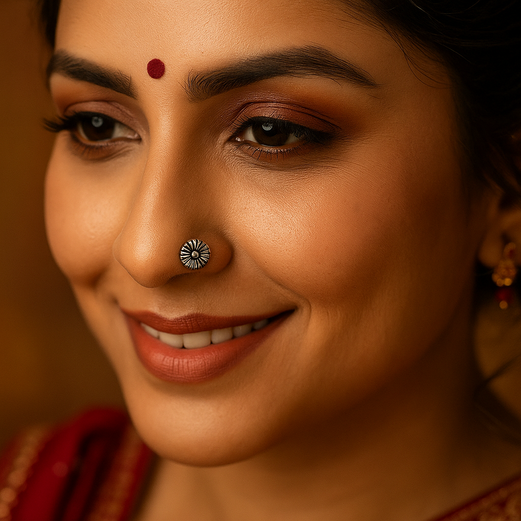 925 silver nose pin