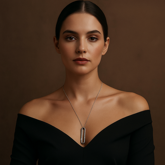 925 Silver Capsule Pendent