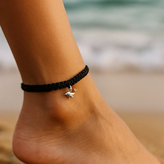 925 Silver Dolphin Anklet