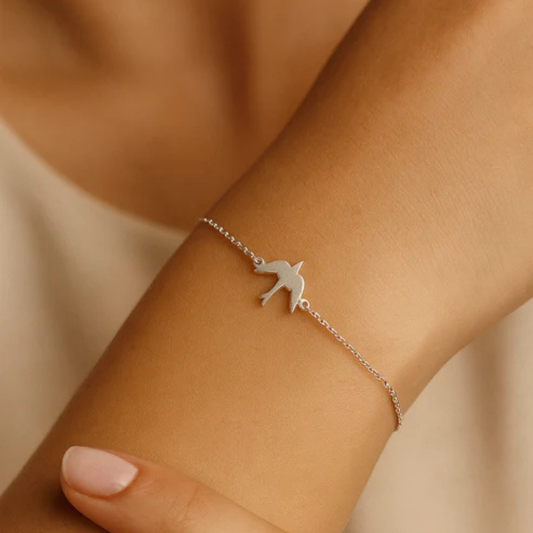 925 Silver Bracelet in Bird Design - 2