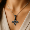 925 Silver  Square Mandala Pendent