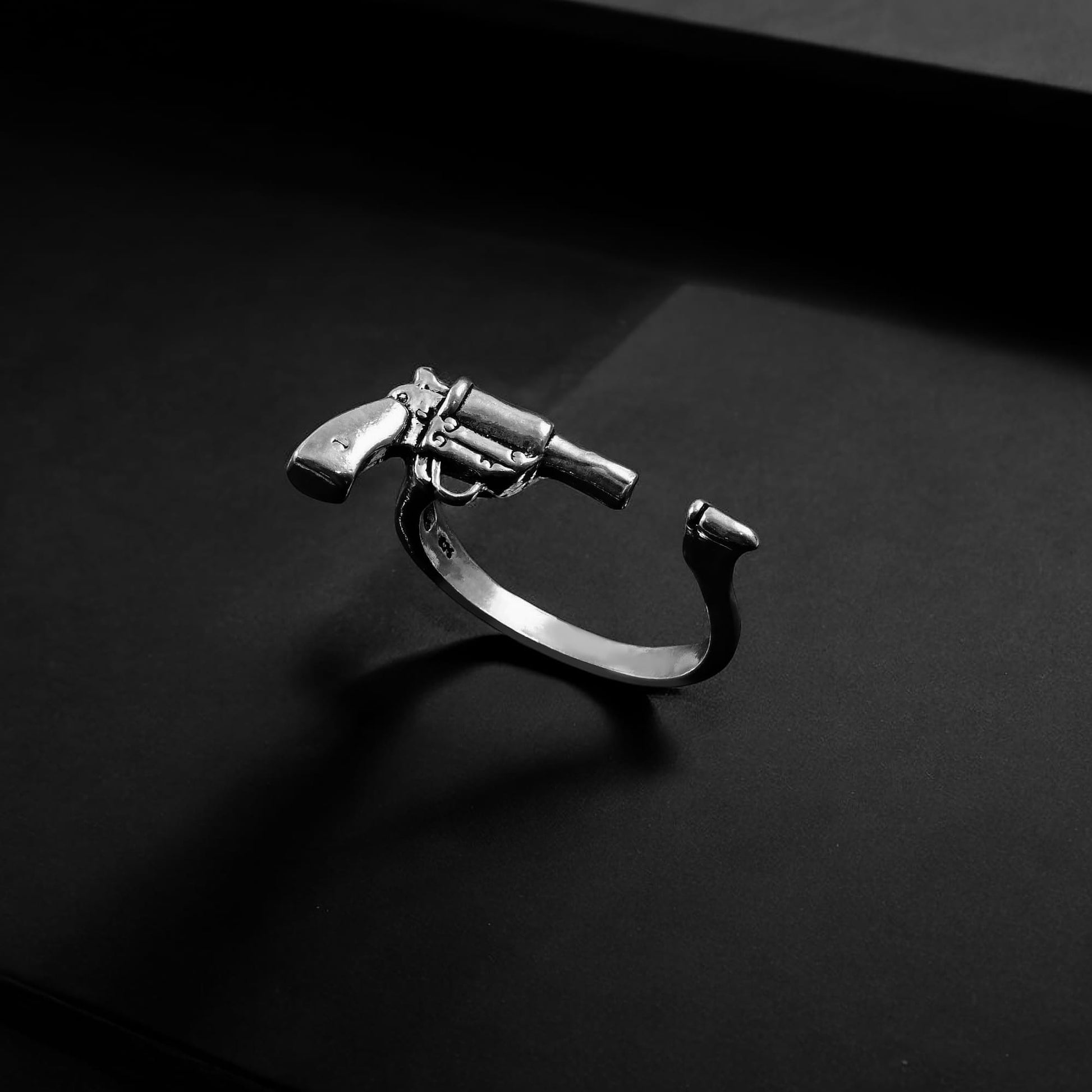 925 Silver Gun Ring image 0