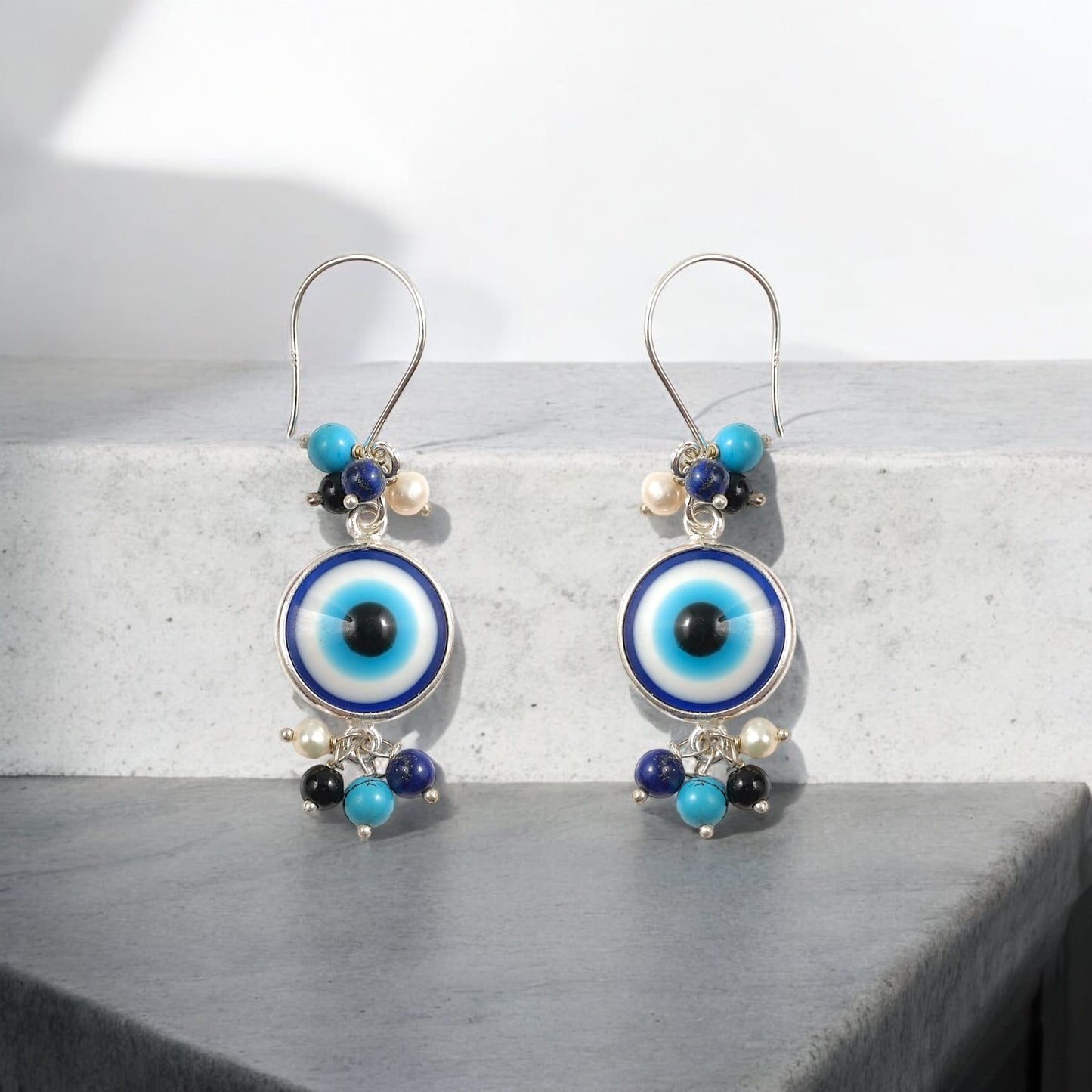 925 silver hoop earrings image 1