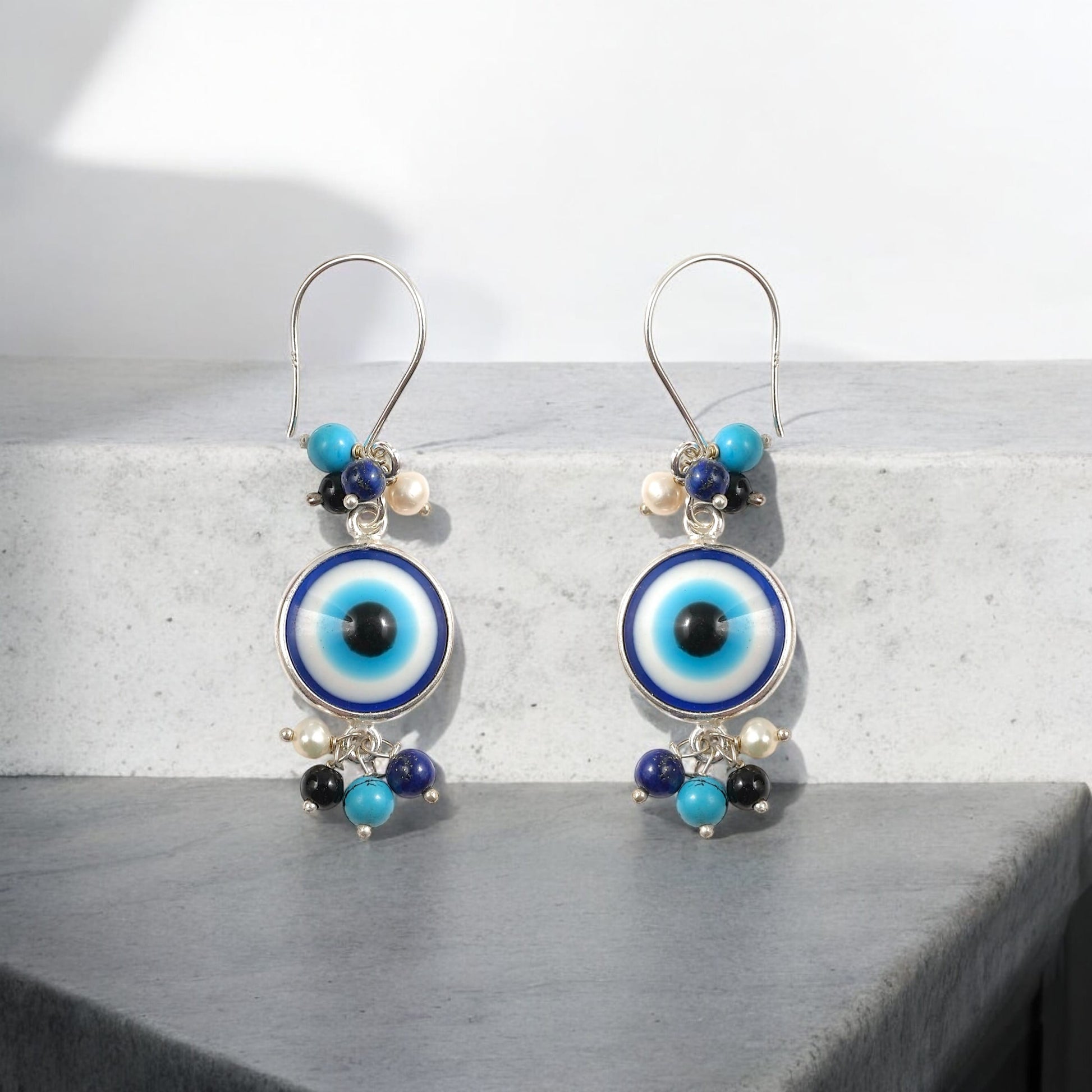 925 Silver Hoop Earrings image 1