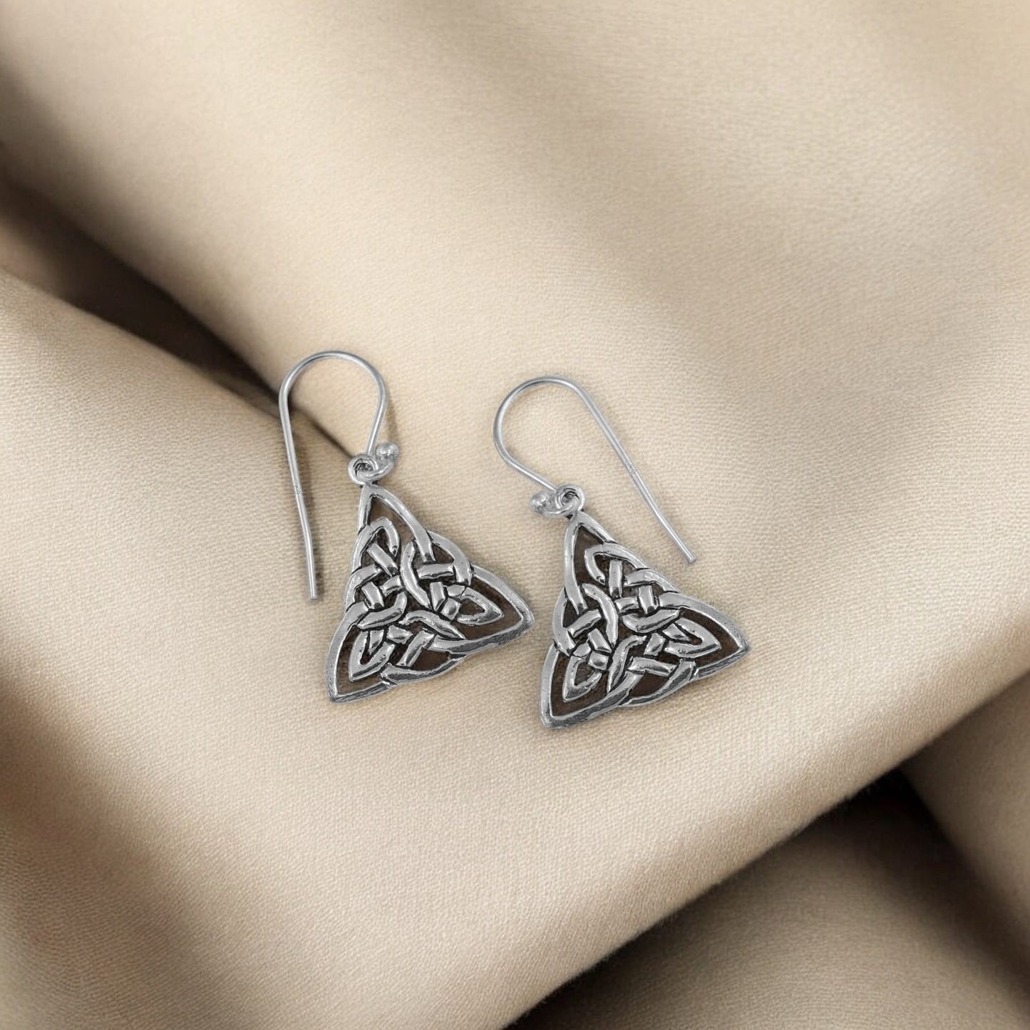 925 silver hoop earrings image 1