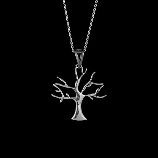925 Silver Autum Tree Pendent image 1