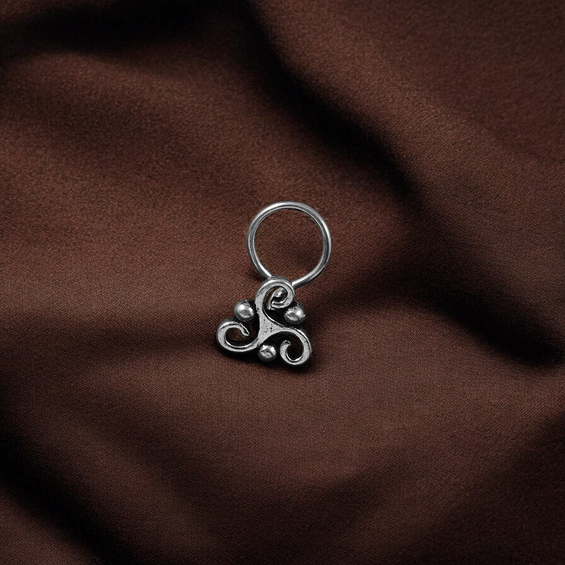 925 Silver Nose Pin image 1