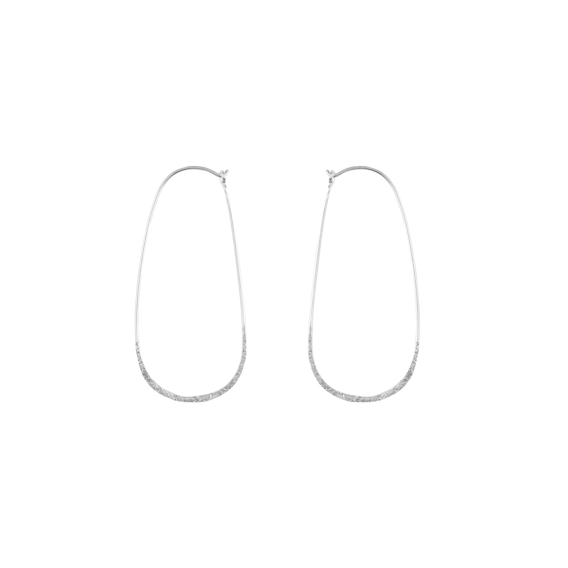 925 Silver Hoop Earrings image 0