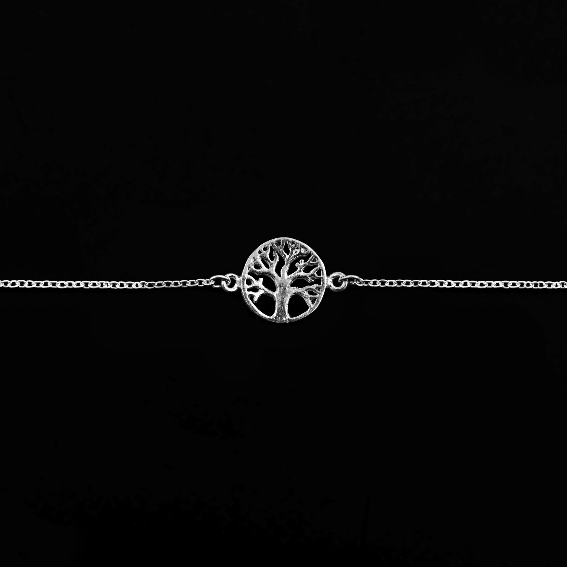925 Silver Bracelet in Fortune Tree Design image 0