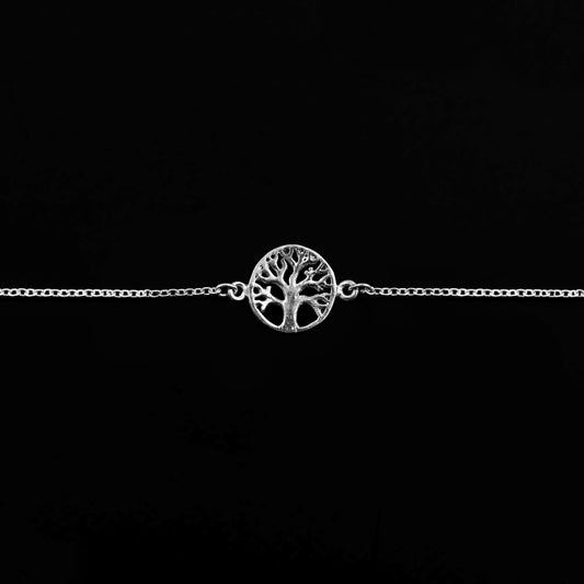 925 Silver Bracelet in Fortune Tree Design image 0