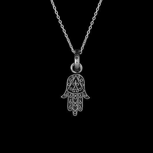 925 Silver  Humsa Small Pendent image 1